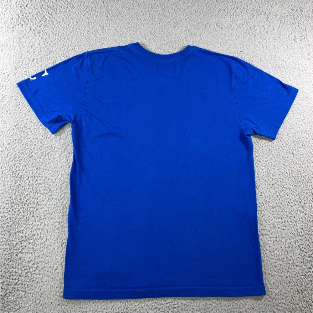 Nike T-Shirt Men L Kansas City Royals Baseball Royal Blue Graphic Tee Sportswear